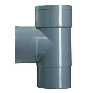 Pvc t-stuk 70mm 90 graden