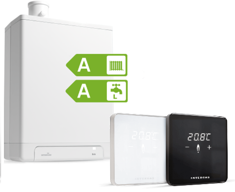 Intergas HRE 28/24 CW4 A-Label (80/80) + Touch Thermostaat