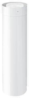 Burgerhout Onderdakse Verlengpijp 80/125 mm Wit L=1000 mm