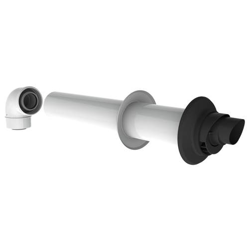 Burgerhout muurdoorvoer 60/100 + bocht