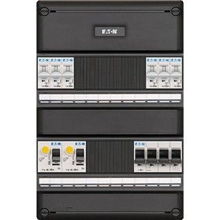 Eaton Groepenkast 3-Fase, 6 Groepen, 2 Aardlekschakelaars