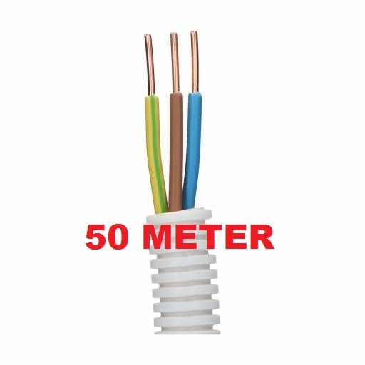 Voorbedrade flexbuis 50 Mtr 3x2.5 VD