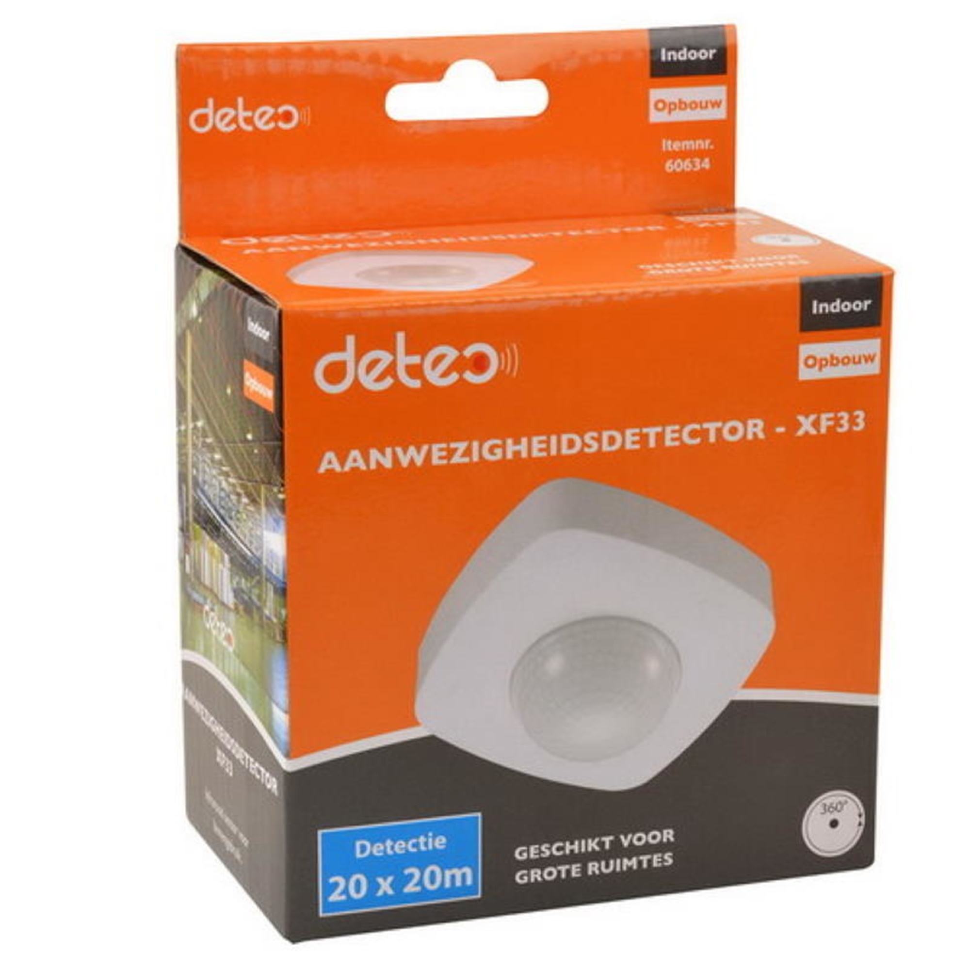 Detec Bewegingsmelder XF33 Indoor Wit