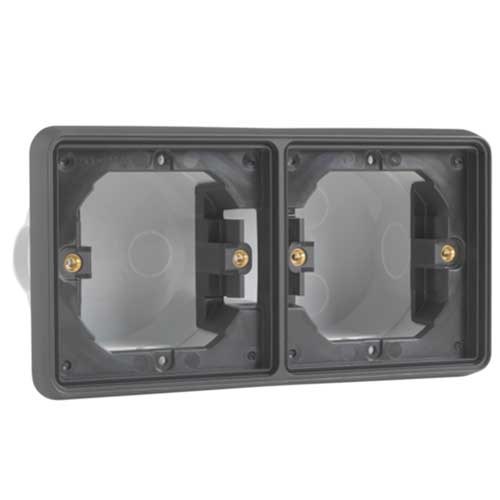 Niko Hydro Inbouwkader 2V Horizontaal