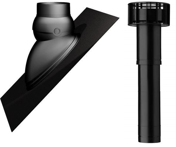 Ubbink Multivent Ventilatiepijp 131mm + Ubiflex Pan