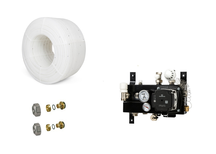 PE-RT vloerverwarming set 81 12m2