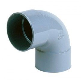 Pvc bocht 90mm, mof/mof 90 graden