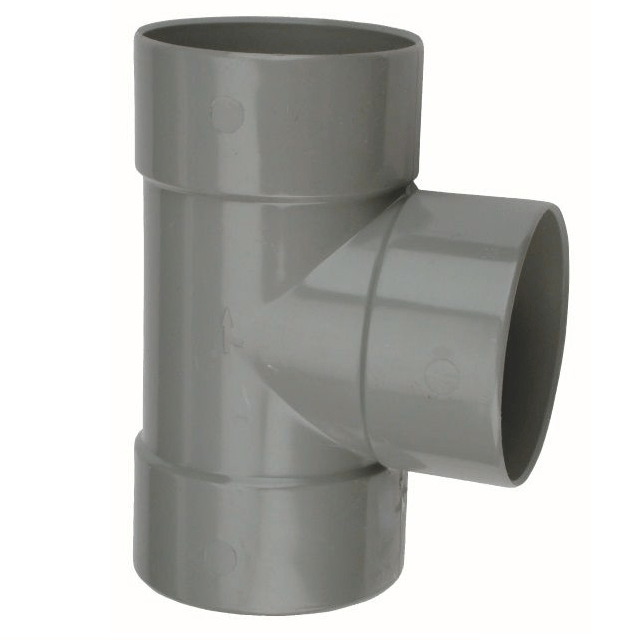 Pvc t-stuk 90mm 90 Graden