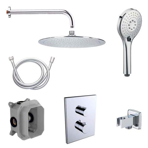 Comfort Line UP! Inbouwset Regendouche Chroom