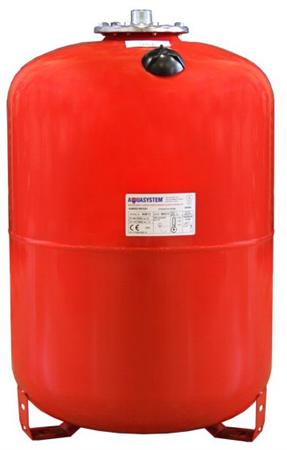 Expansievat 100 Liter Voordruk 2 BAR - Rood