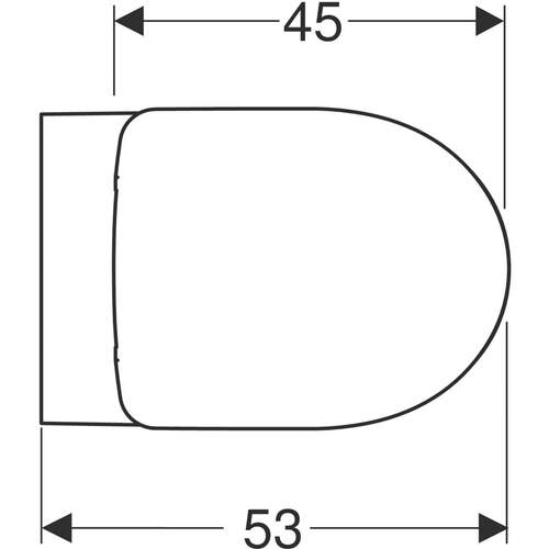 Geberit 280 WC Pack WC + Zitting - Afbeelding 4