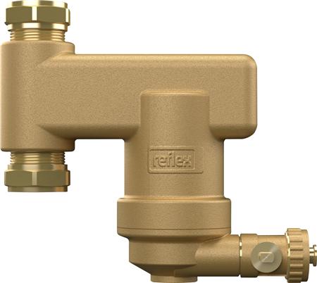 Sol vuilafscheider verticaal 22mm knel