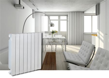 Thermrad AluBasic 581x640MM Wit - Afbeelding 2