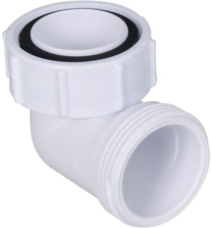 Sol macvalve bocht 1 1/4x1 1/4 wit