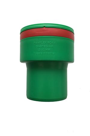 Enkelwandig Rookgas Koppelstuk Kunststof 80MM