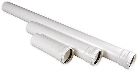 Enkelwandig Rookgas PP-S 80MM Mof/Spie 250MM Wit