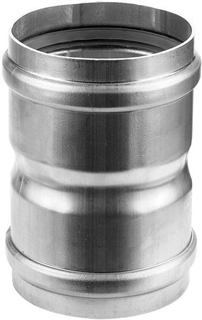 Enkelwandige Rookgas Koppelstuk 80MM