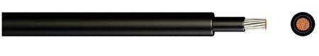 Sol pv kabel h1z2z2-k 1x6mm2 zwart