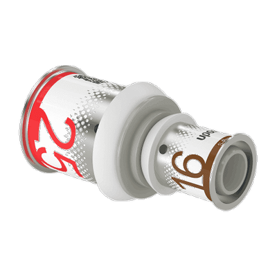 Uponor Kunststof PPSU Rechte Koppeling 25x16