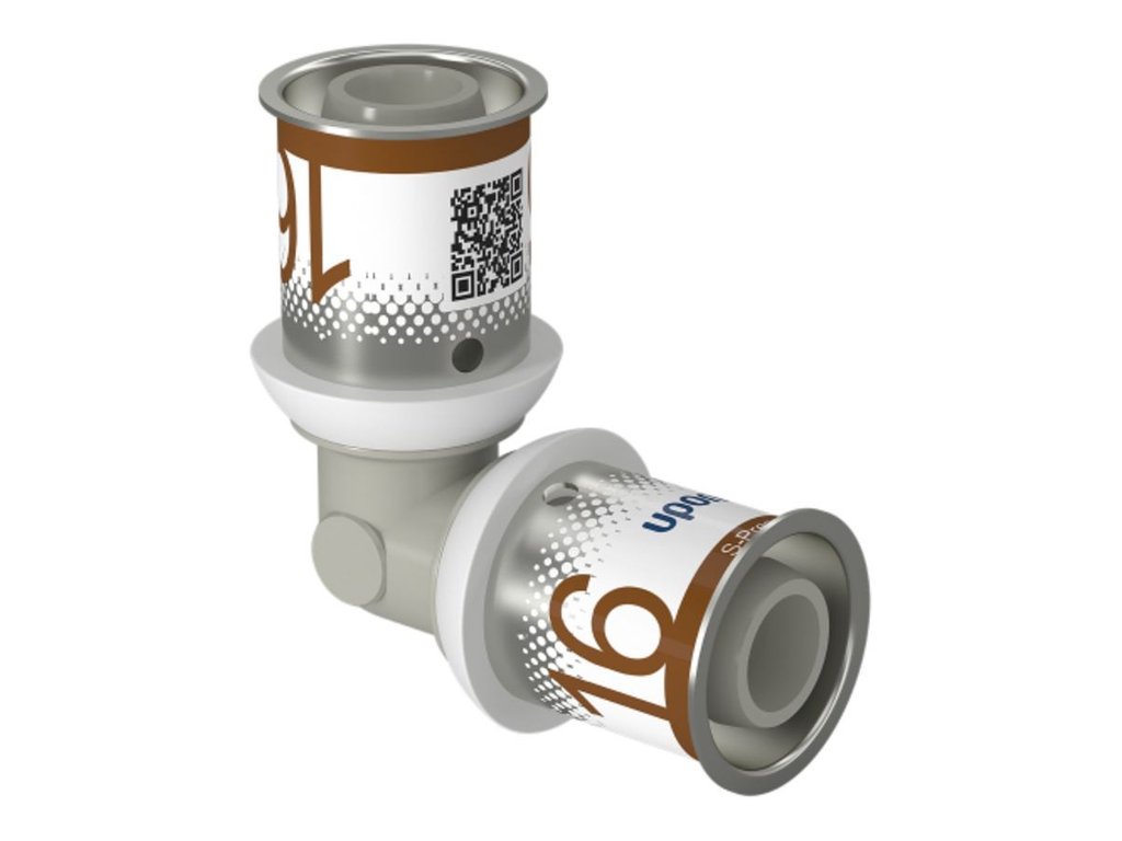 Uponor Kunststof PPSU Knie Koppeling 16x16