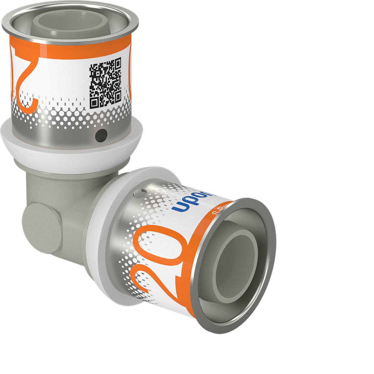 Uponor Kunststof PPSU Knie Koppeling 20x20