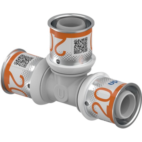 Uponor Kunststof PPSU T Koppeling 20x20x20