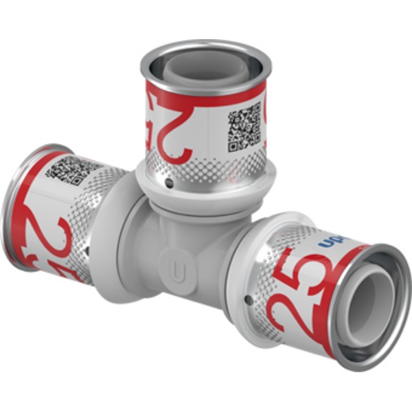 Uponor Kunststof PPSU T Koppeling 25x25x25