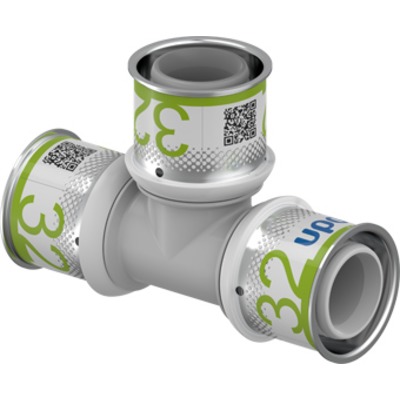 Uponor Kunststof PPSU T Koppeling 32x32x32