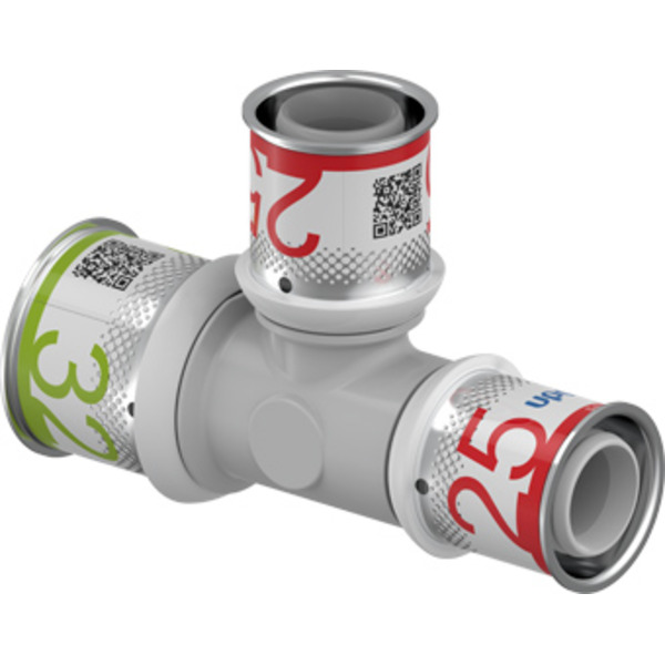 Uponor Kunststof PPSU T Koppeling 32x25x25