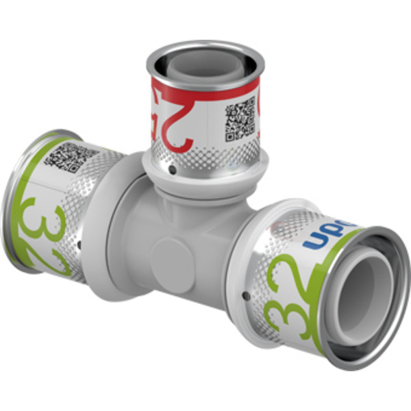 Uponor Kunststof PPSU T Koppeling 32x25x32