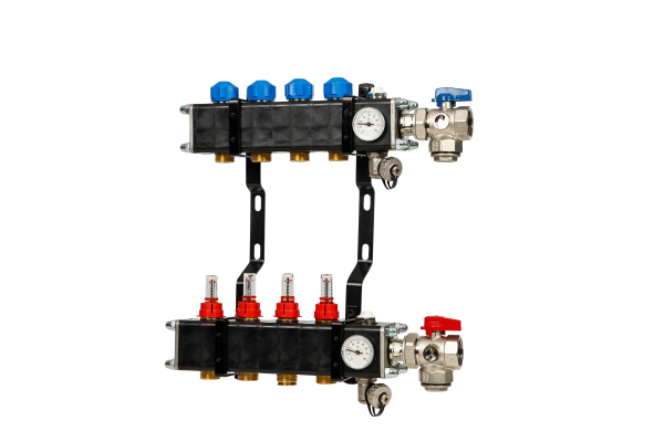 VTE Composiet Open Verdeler 4 Groepen (Zonder Pomp)