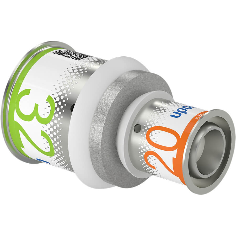 Uponor S-Press Plus Verloopkoppeling 32x20mm