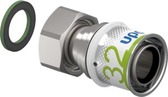 Uponor S-Press Plus Rechte 2- Delige Schroefbus 32 x 1 1/4"