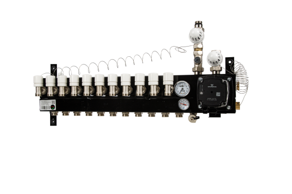 VTE Slim Stadsverdeler 11- Groeps Met Grundfos UPM3  A-Label Pomp