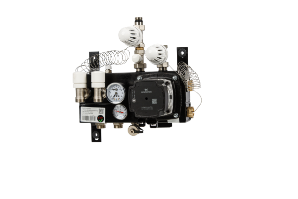 VTE Slim Stadsverdeler 2- Groeps Met Grundfos UPM3  A-Label Pomp