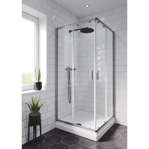 Douchecabine Waterford 2.0 Hoekinstap Schuifdeuren