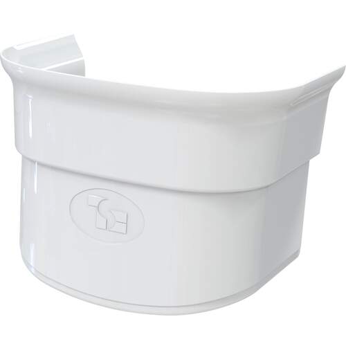 Optima Overgangsmanchet Op Wandunit 78x90 RAL9010