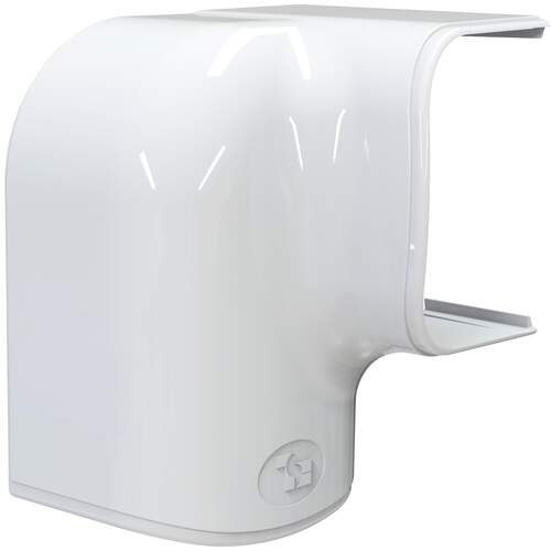 Optima Leidinggoot Rechtsdraaiende Bocht MRD75 RAL9010