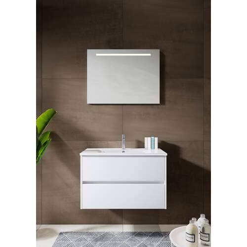 New Style Badkamermeubel Set Hoogglans Wit 80CM