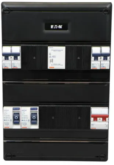 GEWISS Groepenkast 1-Fase, 4 Groepen, 2 Aardlekschakelaars, Beltrafo