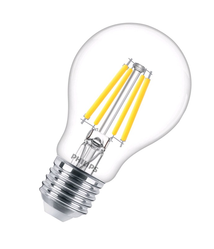 Philips LED Bulb 5.9 Watt (60 Watt) E27 Dimbaar 2700K Helder