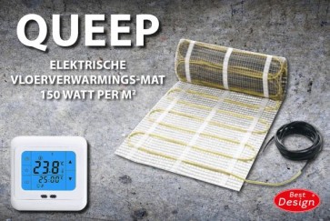 Best-Design Queep Elektrische Vloerverwarmings-Mat 0,5m2