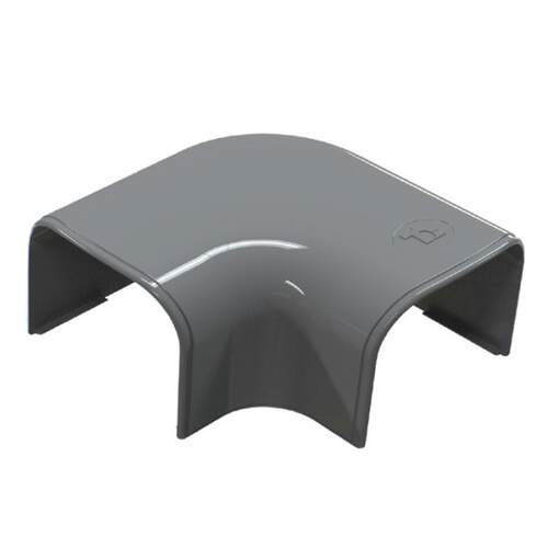 Optima Leidinggoot Platte Bocht CP75 RAL 7016