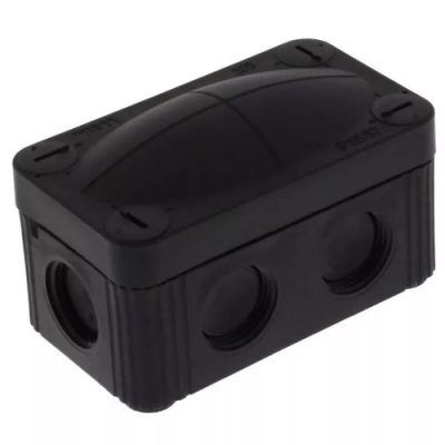 Wiska Kabeldoos Combi 206 - 85x49x51 Zwart