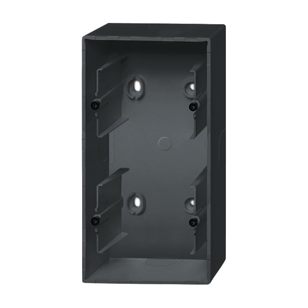 Busch-Jaeger Future Linear 2V Opbouwbak Mat Zwart