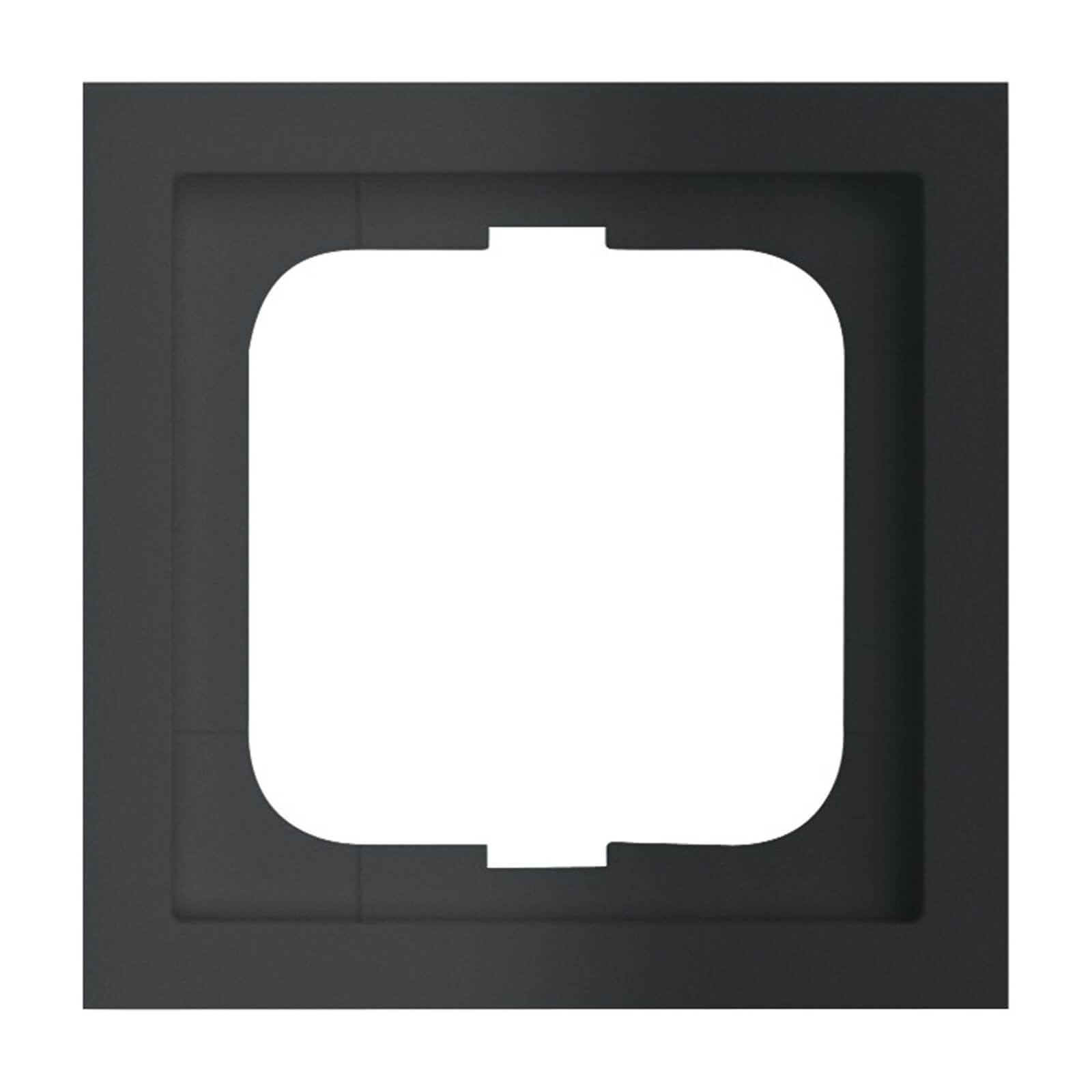 Busch-Jaeger Future Linear Afdekraam 1V Mat Zwart