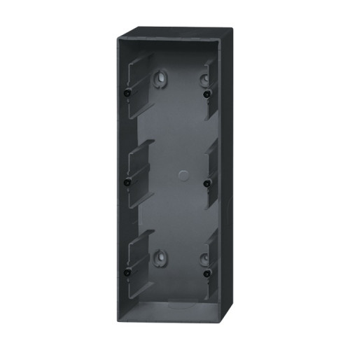 Busch-Jaeger Future Linear 3V Opbouwbak Mat Zwart