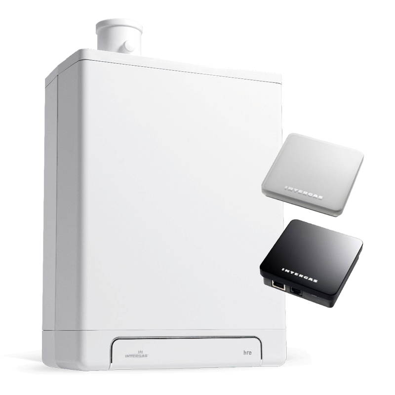 Intergas HRE 36/30 CW5 A-Label (80/80) + Touch Thermostaat Wit en Gateway