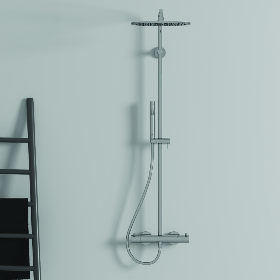 Ideal Standard Chroom Regendouche Ceratherm T125 300MM + Handdouche - Afbeelding 2