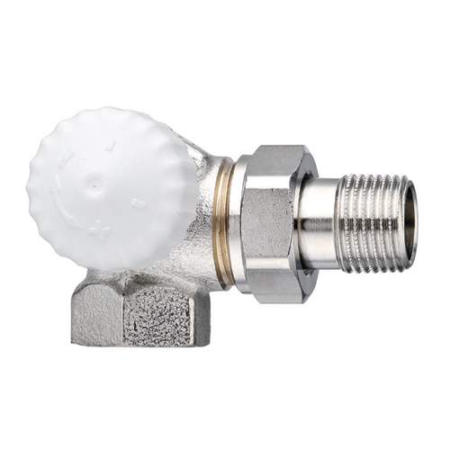 Heimeier V-exact II Thermostaatkraan Dubbel Haaks Links 1/2